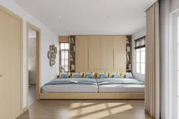 Phòng ngủ - Nhà phố liền kề NovaWorld Phan Thiết - Phong cách Japandi 