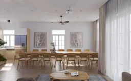 Phòng ăn - Nhà phố liền kề NovaWorld Phan Thiết - Phong cách Japandi 