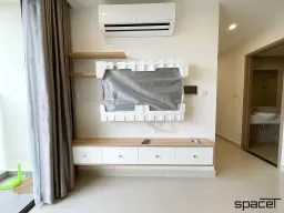 Phòng khách - Căn hộ The Origami (Vinhomes) - Phong cách Modern + Scandinavian 