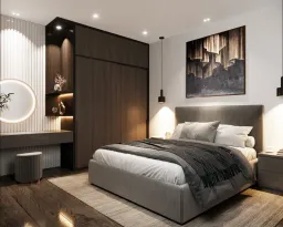 Phòng ngủ - Nhà phố Verosa Park Khang Điền - Phong cách Neo Classic 