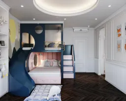Phòng cho bé - Nhà phố Verosa Park Khang Điền - Phong cách Neo Classic 