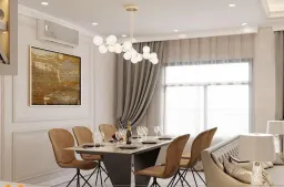 Phòng ăn - Căn hộ Viva Riverside Quận 6 - Phong cách Neo Classic 