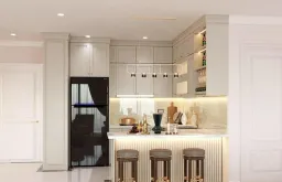 Phòng bếp - Căn hộ Viva Riverside Quận 6 - Phong cách Neo Classic 