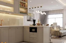 Phòng bếp - Căn hộ Viva Riverside Quận 6 - Phong cách Neo Classic 