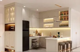 Phòng bếp - Căn hộ Viva Riverside Quận 6 - Phong cách Neo Classic 