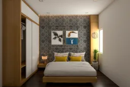 Phòng ngủ - Nhà phố Park Riverside Quận 9 - Phong cách Modern 