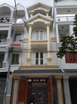 Mặt tiền - Nhà phố 4 tầng Quận 12 - Phong cách Modern 