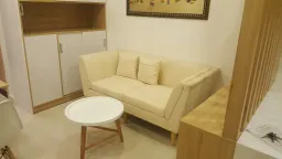 Phòng khách - Căn hộ studio River Gate Quận 4 - Phong cách Scandinavian 