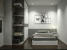 Phòng ngủ - Căn hộ The Tresor - Phong cách Minimalist + Modern 