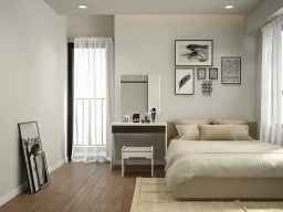 Phòng ngủ - Căn hộ The Tresor Quận 4 - Phong cách Modern + Minimalist 