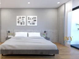Phòng ngủ - Căn hộ PetroVietnam Landmark - Phong cách Minimalist 