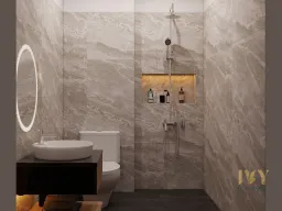 Phòng tắm - Phòng ngủ Nhà phố Quận 7 - Phong cách Modern 