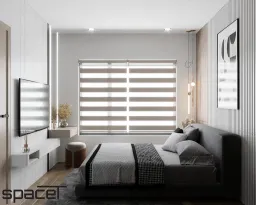 Phòng ngủ - Căn hộ The Origami Vinhomes Quận 9 - Phong cách Modern 