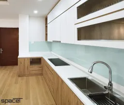 Phòng bếp - Căn hộ chung cư Minh Thành Quận 7 - Phong cách Modern 