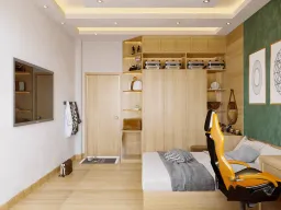 Phòng ngủ - Phòng ngủ Nhà phố Lê Đức Thọ Gò Vấp - Phong cách Scandinavian 