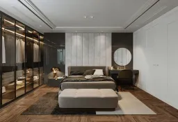 Phòng ngủ - Căn hộ Saigon Pearl Topaz 2 - Phong cách Modern 
