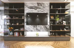 Phòng khách - Căn hộ Sài Gòn Pearl Topaz 2 - Phong cách Modern 