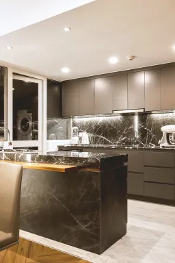 Phòng bếp - Căn hộ Sài Gòn Pearl Topaz 2 - Phong cách Modern 