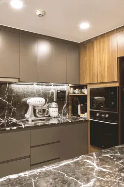Phòng bếp - Căn hộ Sài Gòn Pearl Topaz 2 - Phong cách Modern 