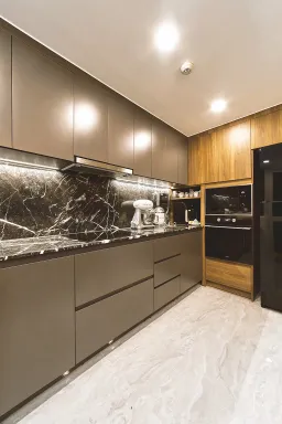 Phòng bếp - Căn hộ Sài Gòn Pearl Topaz 2 - Phong cách Modern 