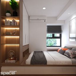 Phòng ngủ - Căn hộ chung cư Ricca Quận 9 - Phong cách Modern 