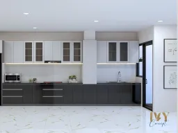 Phòng bếp - Căn hộ Petro Landmark Q2 - Phong cách Modern 