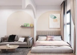 Căn hộ studio Vinhomes Quận 9 - Phong cách Japandi