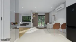 Phòng khách, Phòng ăn - Căn hộ The Origami (Vinhomes Quận 9) - Phong cách Minimalist 