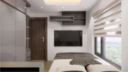 Phòng ngủ - Căn hộ The Origami Vinhomes Q9 - Phong cách Modern 