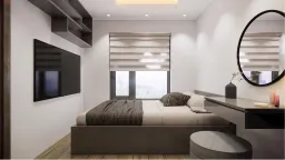 Phòng ngủ - Căn hộ The Origami Vinhomes Q9 - Phong cách Modern 