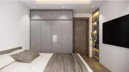 Phòng ngủ - Căn hộ The Origami Vinhomes Q9 - Phong cách Modern 