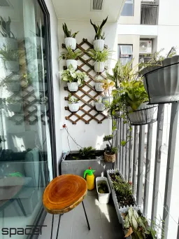 Lô gia - Căn hộ Vinhomes Origami Q9 - Phong cách Modern 