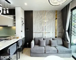 Phòng khách - Căn hộ Vinhomes Origami Q9 - Phong cách Modern 