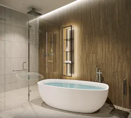 Phòng tắm - Khách sạn Ngã ba Liên Khương - Phong cách Modern 