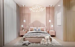 Phòng cho bé - Khách sạn Ngã ba Liên Khương - Phong cách Modern 