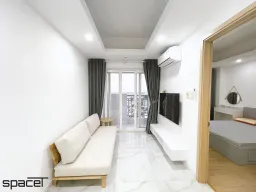 Phòng khách - Căn hộ Homyland 2 Quận 2 - Phong cách Minimalist 