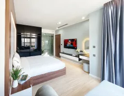 Phòng ngủ - Căn hộ chung cư The One Sài Gòn - Phong cách Modern 