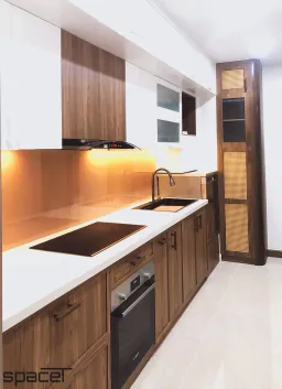 Phòng bếp - Căn hộ Hado Centrosa Quận 10 - Phong cách Modern 