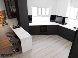 Phòng bếp - Căn hộ chung cư An Phú Apartment Quận 6 - Phong cách Modern 