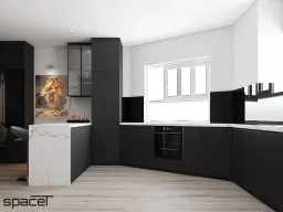 Phòng bếp - Căn hộ chung cư An Phú Apartment Quận 6 - Phong cách Modern 