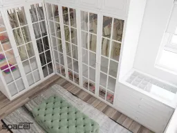 Phòng thay đồ - Căn hộ chung cư An Phú Apartment Quận 6 - Phong cách Modern 
