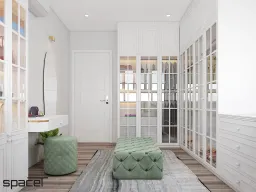 Phòng thay đồ - Căn hộ chung cư An Phú Apartment Quận 6 - Phong cách Modern 