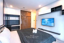 Phòng ngủ - Căn hộ Vinhomes Ba Son Quận 1 - Phong cách Modern 