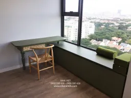 Phòng làm việc - Căn hộ chung cư Hưng Phú Cần Thơ - Phong cách Wabi Sabi 
