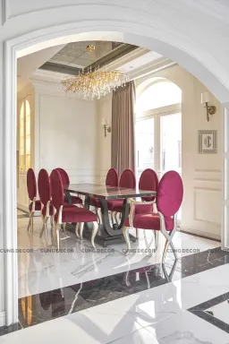 Phòng ăn - Biệt thự Sol Villas TP. Thủ Đức - Phong cách Neo Classic 