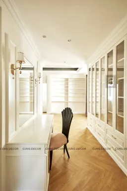 Phòng thay đồ - Biệt thự Sol Villas TP. Thủ Đức - Phong cách Neo Classic 