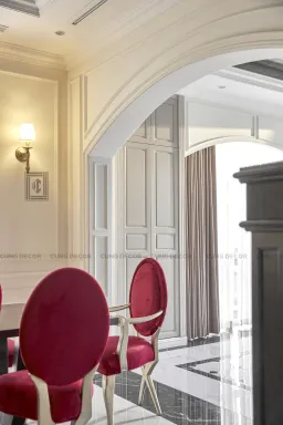 Phòng ăn - Biệt thự Sol Villas TP. Thủ Đức - Phong cách Neo Classic 