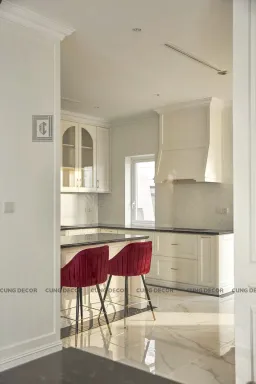 Phòng bếp - Biệt thự Sol Villas TP. Thủ Đức - Phong cách Neo Classic 