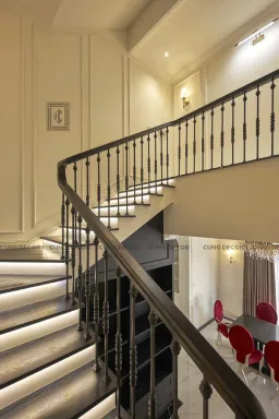Cầu thang - Biệt thự Sol Villas TP. Thủ Đức - Phong cách Neo Classic 