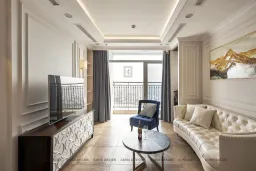Phòng khách - Căn hộ Landmark 81 Vinhomes Central Park - Phong cách Neo Classic 